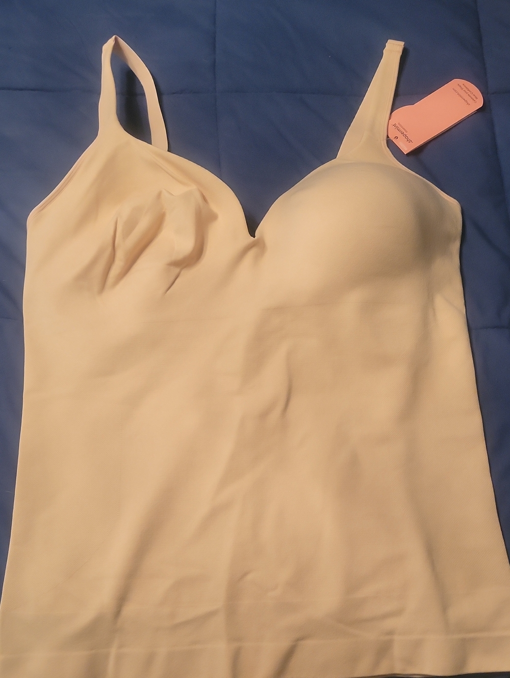 Nude Shaping Cami Top with Built-In Bra